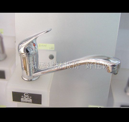 面盆龙头 A13005 冷热 单把双孔 无 黄铜镀铬