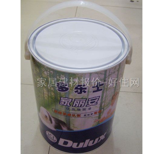 多乐士内墙乳胶漆 家丽安优质墙面漆A990T65016 5L 白色哑光
