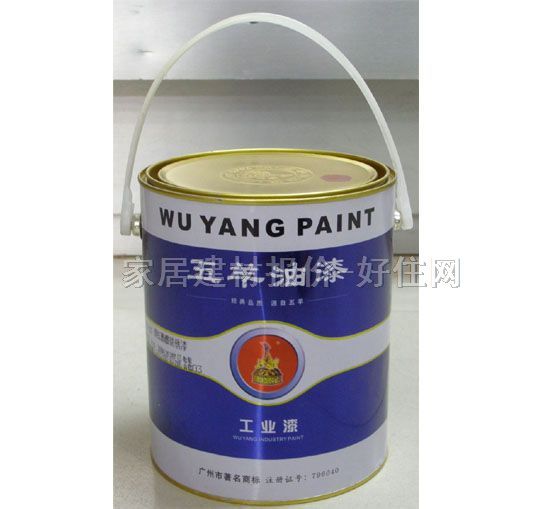 工业漆磁漆 五羊油漆铁红酚醛防锈漆 3kg
