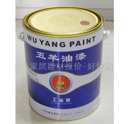 五羊工业漆磁漆 五羊油漆铁红酚醛防锈漆 3kg