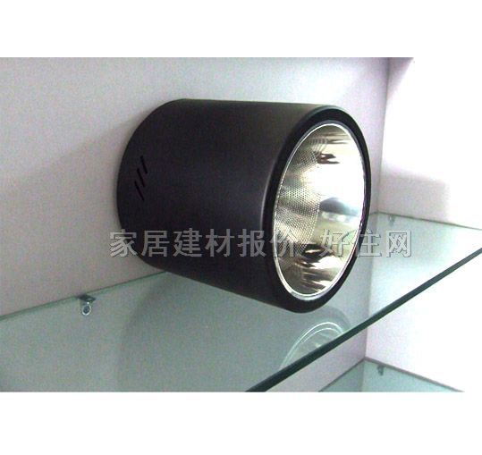 嘉美明装筒灯 MXD3.5-60 Φ3.5寸 铝合金材质黑色 圆形 螺口灯泡