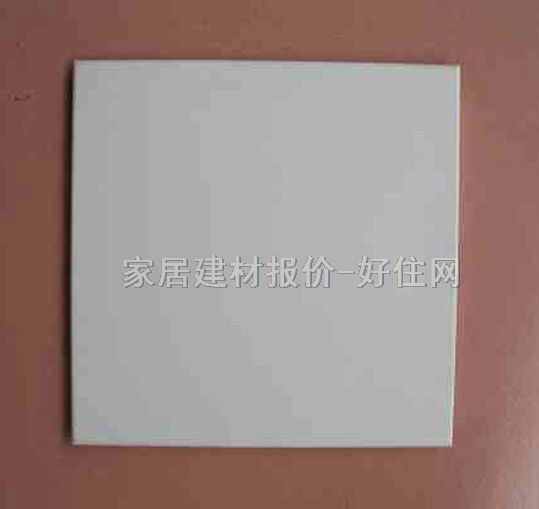 吉田铝扣条形天花 覆膜J-903白镭射方格 订做