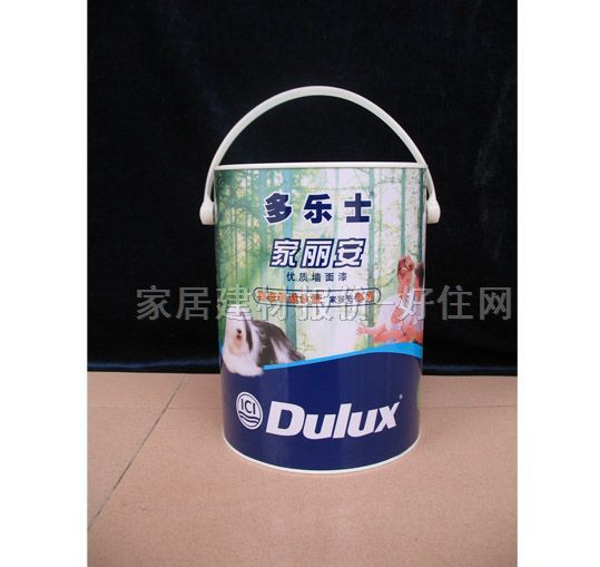 多乐士内墙乳胶漆 家丽安优质墙面漆A990T65016 5L 白色哑光