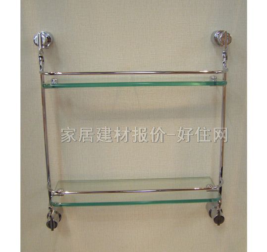 名门锁业厨卫置物架 玻璃层板2116 2层