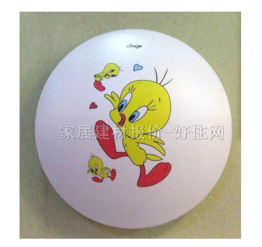 朗能吸顶灯 卧室吸顶灯冯莱 圆形 现代流行风格 白底带图案亚克力