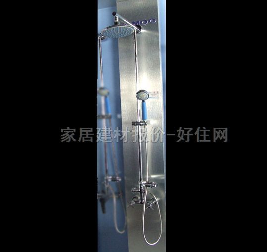 淋浴柱 可调节挂杆双把硬管式2605-003 明装挂墙式