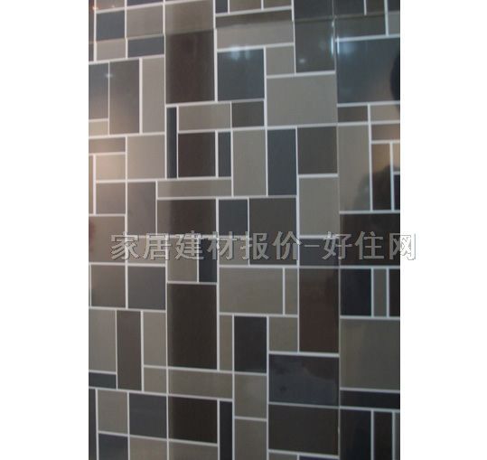墙面砖 釉面砖深暗色格子图案SER07284下片 300mm×450mm