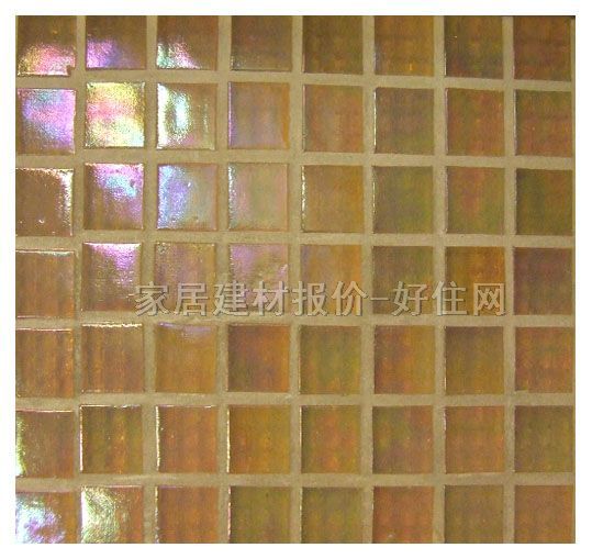 马赛克 4mm聚晶玻璃13 300mm×300mm 玻璃 幻彩