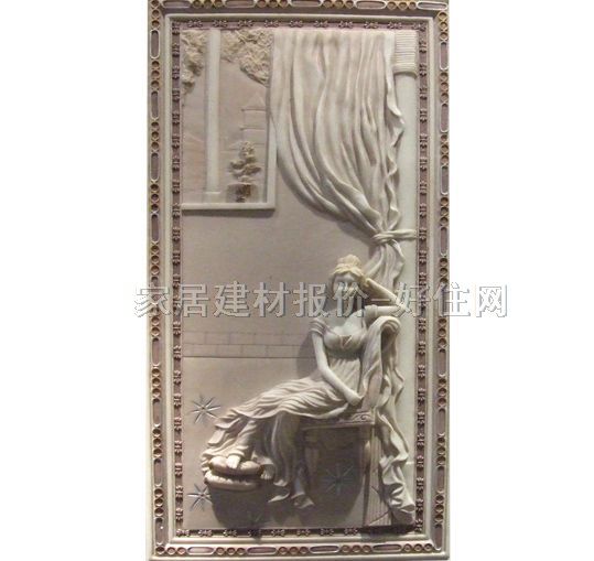 墙面砖 釉面砖浅灰色人物图案DU3002 300mm×600mm
