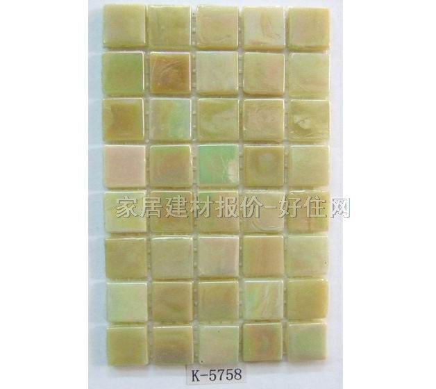 马赛克 玻璃K-5758 长10mm×宽10mm×厚4mm 玻璃 幻彩