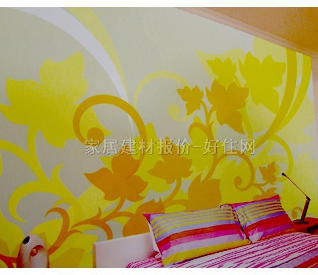 Sun Feel I墙纸 PP纸壁画S6022 订做 叶纹 黄色