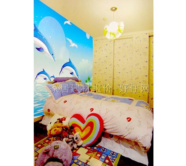 Sun Feel I墙纸 PP纸壁画S8013-1 订做 卡通 蓝色