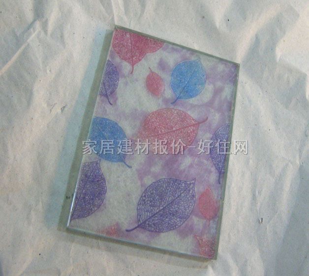 白云夹丝夹层玻璃 彩色 5+5mm