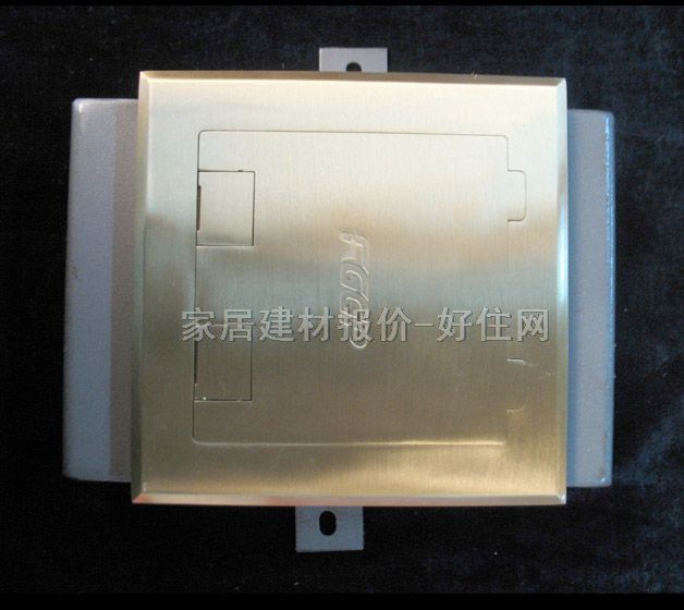 信息地插座 HGD-250CK 共3位 电脑插座 铜合金 单联方形开启式