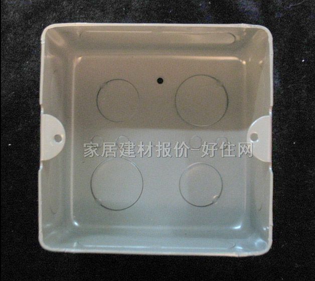 底盒（接线盒） 锌铁 100mm×100mm×60mm×单盒
