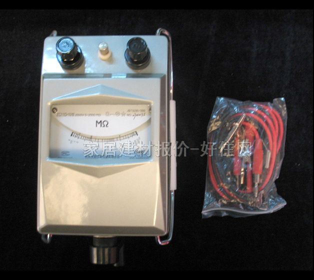 万能表 ZC11D-10型 0-2500mΩ 兆欧表（摇式） 欧姆表(电阻表) 指针显示