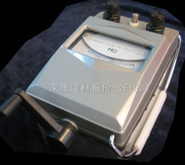 东顺万能表 ZC11D-10型 0-2500mΩ 兆欧表（摇式） 欧姆表(电阻表) 指针显示