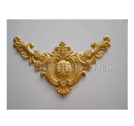 浮雕造型装饰件 PVC花角HW-004 订做