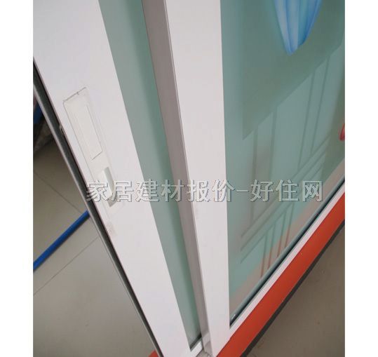 佳乐斯铝合金门 推拉门T1048米白 双轨双层玻璃 订做