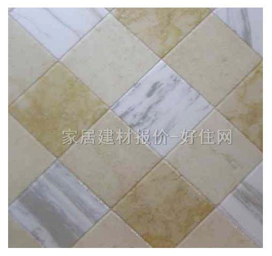 欧威墙面砖 抛晶砖暖色系列格子图案MB307539 300mm× 300mm