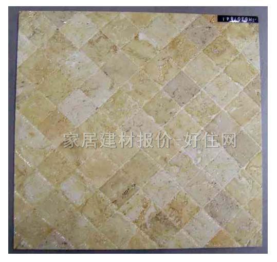 墙面砖 抛晶砖暖色系列格子图案MB307841 300mm× 300mm