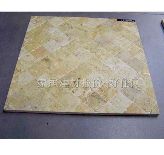 欧威墙面砖 抛晶砖暖色系列格子图案MB307841 300mm× 300mm