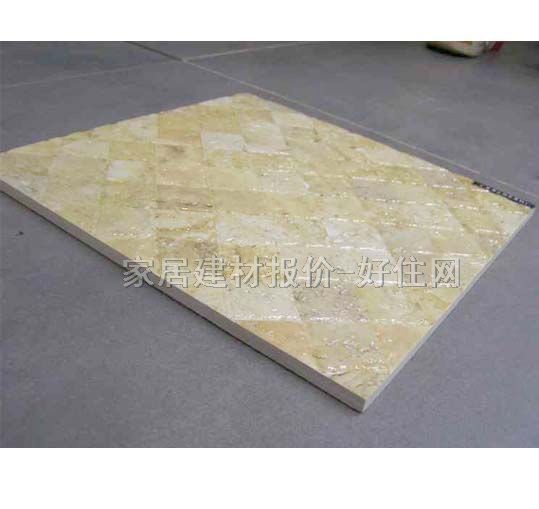 欧威墙面砖 抛晶砖暖色系列格子图案MB307841 300mm× 300mm