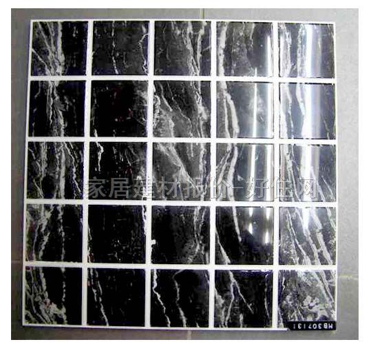 墙面砖 抛晶砖深暗色系列格子图案MB307131 300mm× 450mm