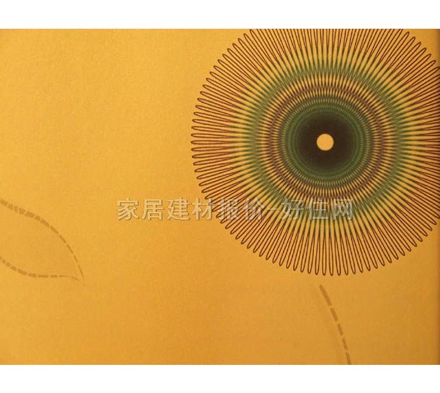 墙纸 PVC82145-1 1.06×15.5M 几何 黄色