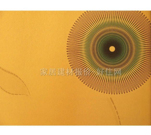 NB墙纸 PVC82145-1 1.06×15.5M 几何 黄色