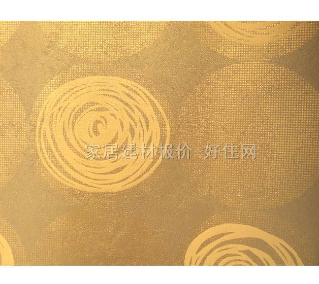 墙纸 PVC82124-1 1.06×15.5M 几何 黄色