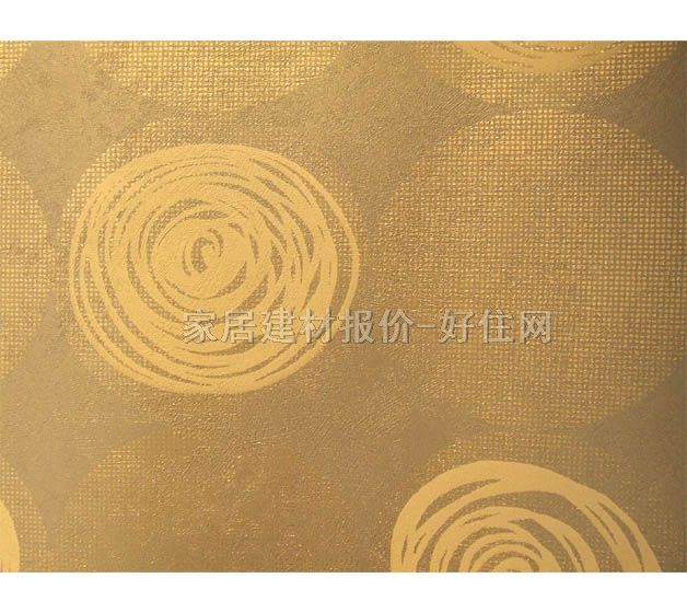 NB墙纸 PVC82124-1 1.06×15.5M 几何 黄色