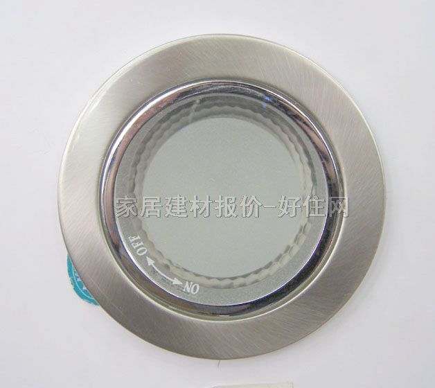 暗装嵌入筒灯 防雾RS-TD3012扫镍 Φ92mm 直式 Φ 3寸