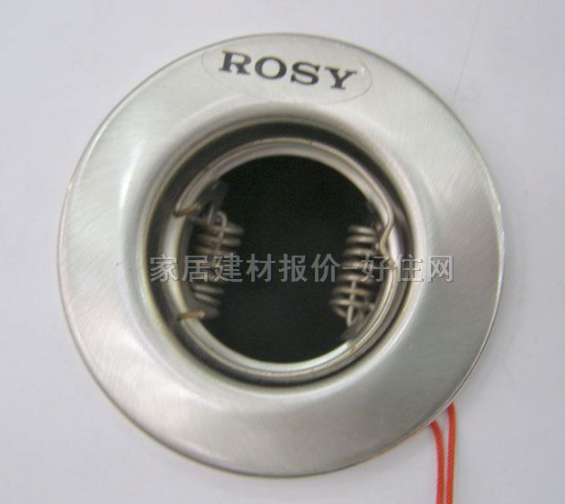天花灯 RS-DL311080 Φ2.5寸 银色 固定式 卤素灯杯