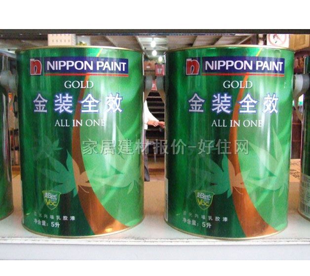 立邦内墙乳胶漆 金装全效超低VOC 5L 白色
