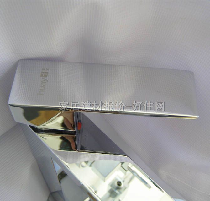 华艺面盆龙头 HA16X65C 冷热 单把双孔 无 不锈钢