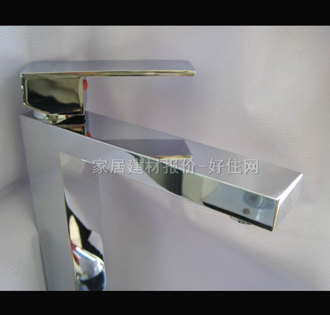 华艺面盆龙头 HA16X65C 冷热 单把双孔 无 不锈钢