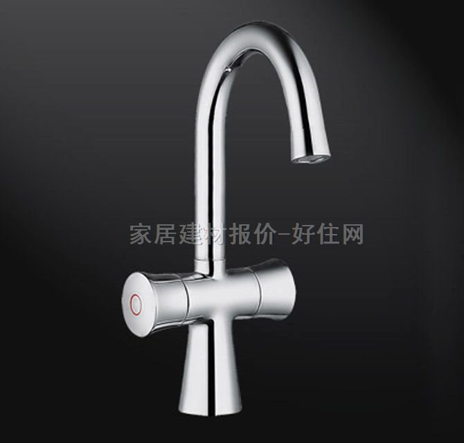 面盆龙头 59145K3 冷热 双把双孔 无 不锈钢