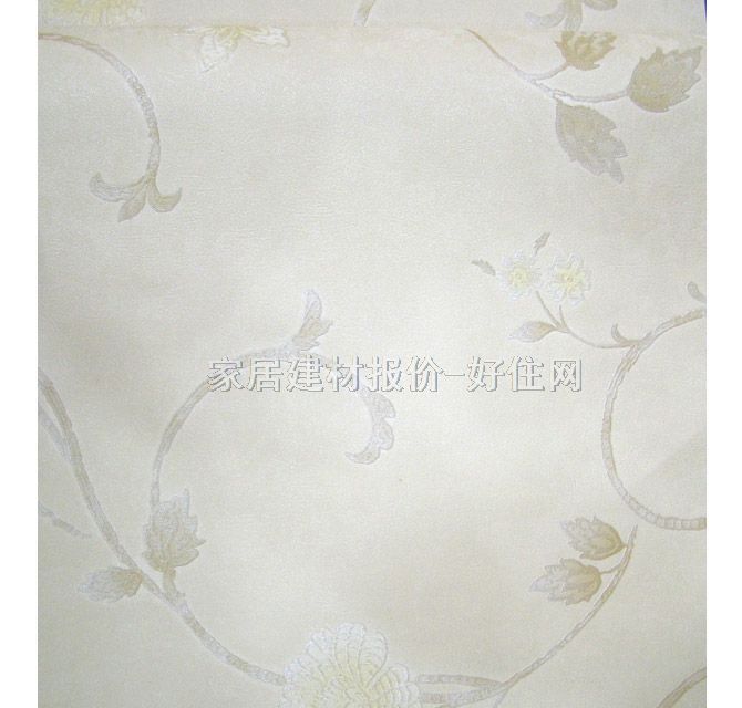 墙纸 J510504 0.7×10M 叶纹 白色