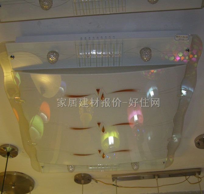 吸顶灯 书房\起居室吸顶灯 A309/3 方形 现代流行风格 磨砂白玻璃