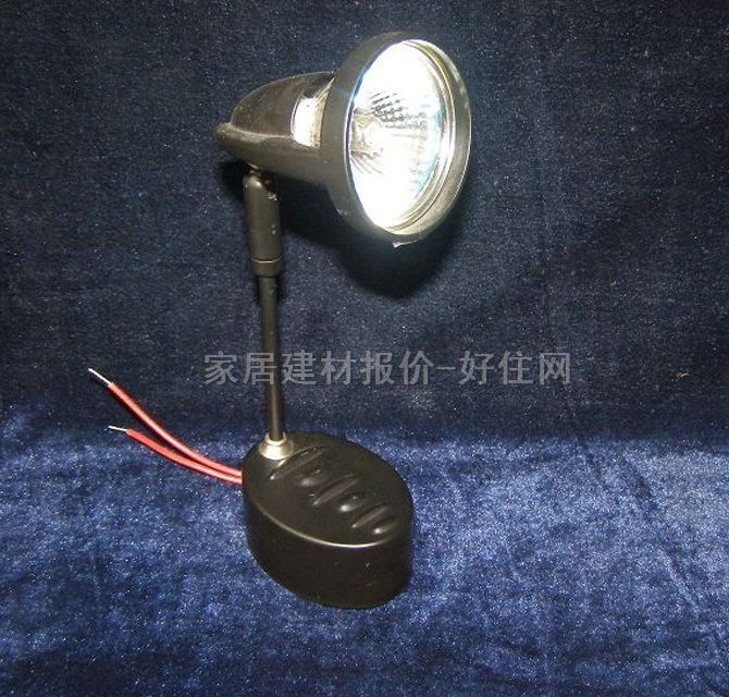石英射灯 硬杆2009 50W 吸顶座式 金黄色
