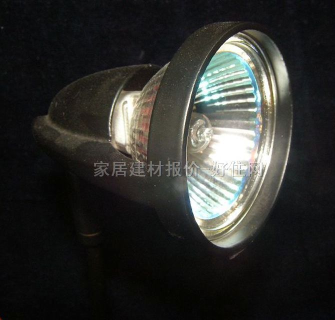 廻龙石英射灯 硬杆2009 50W 吸顶座式 金黄色