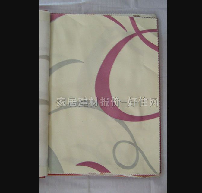 迎轩垂帘竖帘落地帘 3813-7 订做 麻棉 暖色调