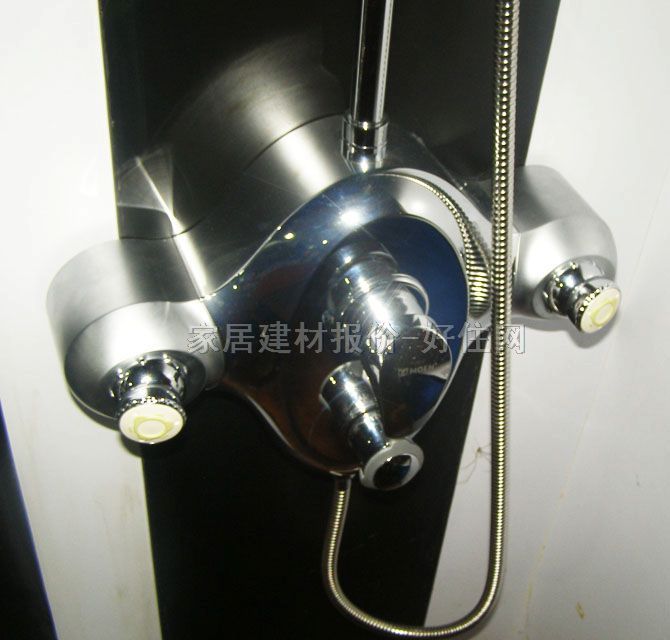 摩恩淋浴柱 可调节挂杆2436 明装挂墙式