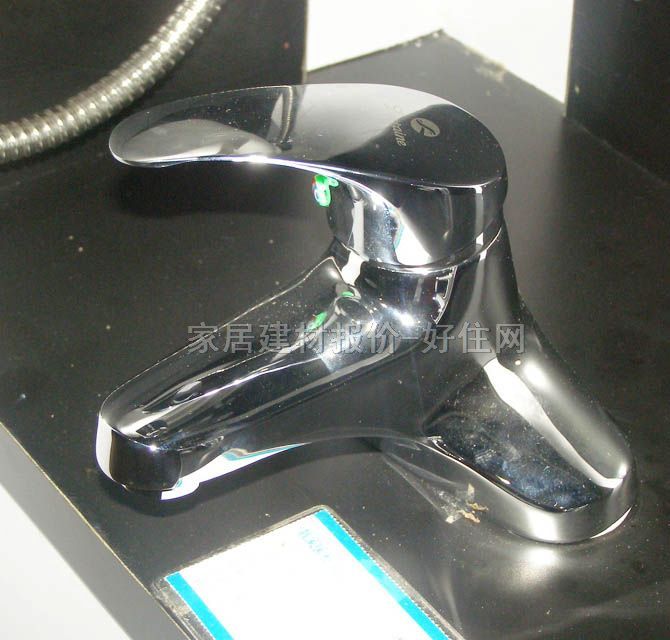 乐意面盆龙头 L2001-1 冷热 单把双孔 无 不锈钢