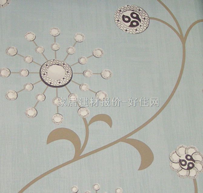 墙纸 BA30905 0.7×10M 花 蓝色