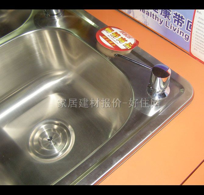 威捷朗厨盆水槽星盆 不锈钢 D8448S1B 双盆