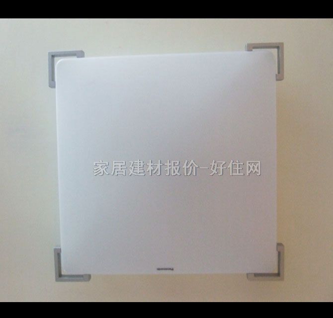 吸顶灯  卧室吸顶灯HAC9015 方形 简约风格 白色亚克力