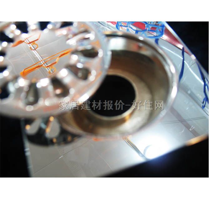 九牧地漏 水封防臭方形9205 4寸