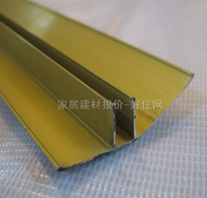 金刚米兰木地板收口贴边条 铝合金斜边 2700mm×45mm×厚30mm